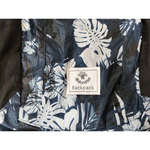 4Monster 63D Traveling Light Packable Backpack Water Resistant 16L Hawaiian Blue - Picture 2 of 8